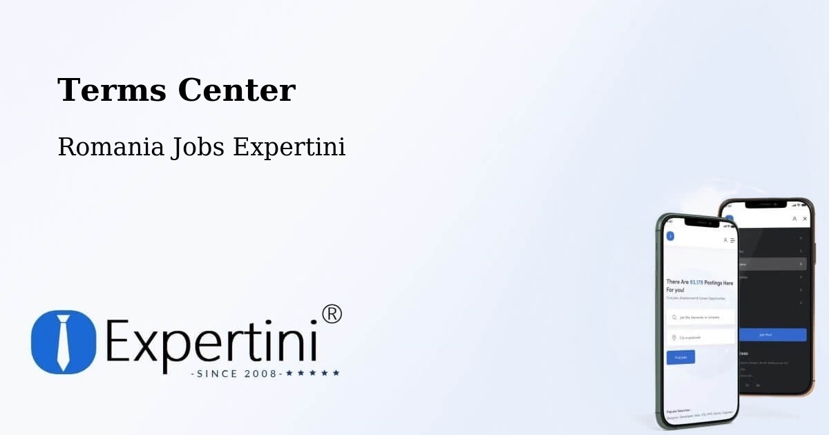 Terms of Service – Comuna Pochidia - Romania Jobs Expertini